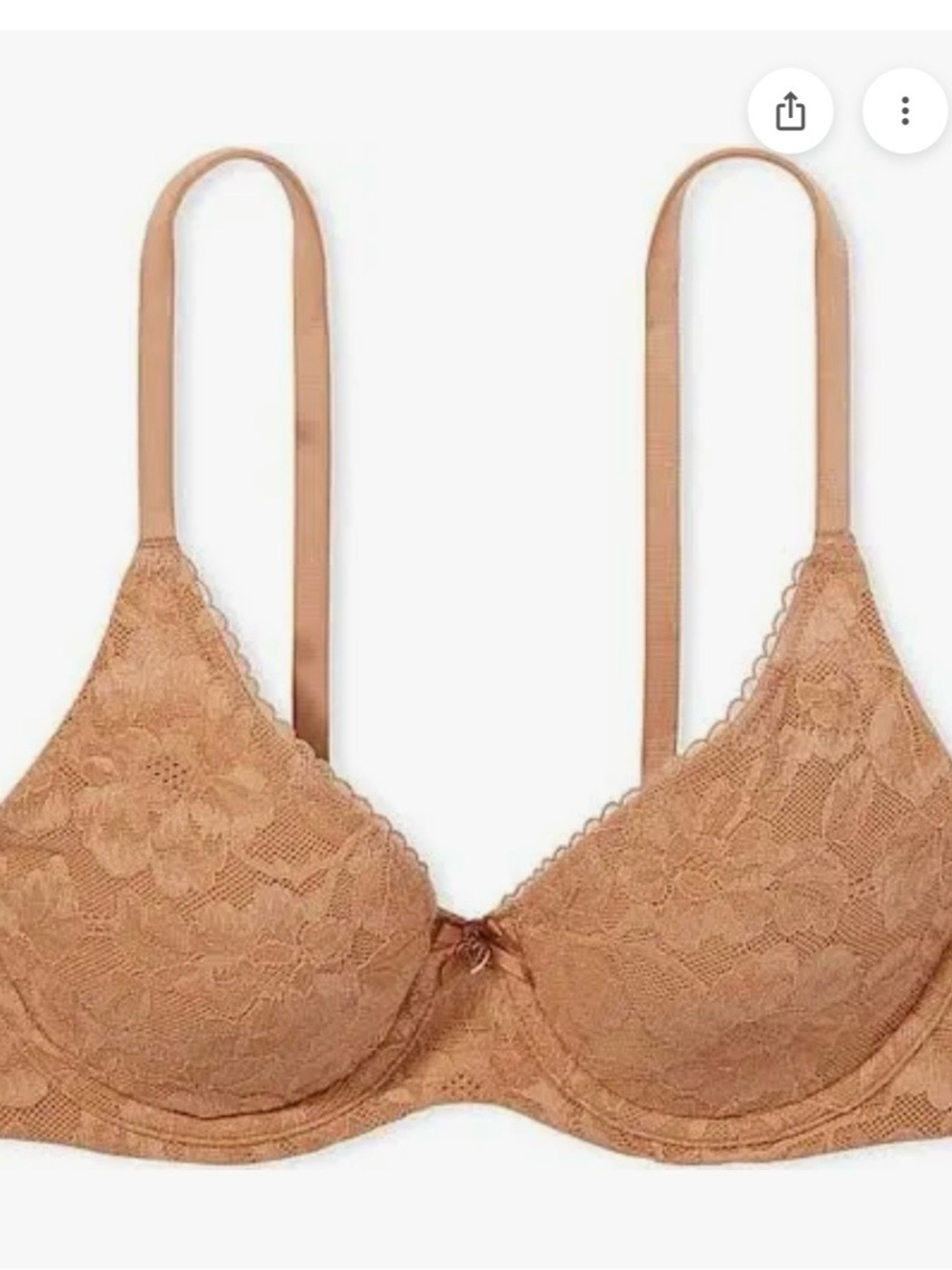 Victoria's Secret Lace unlined Underwire Bra - Tan